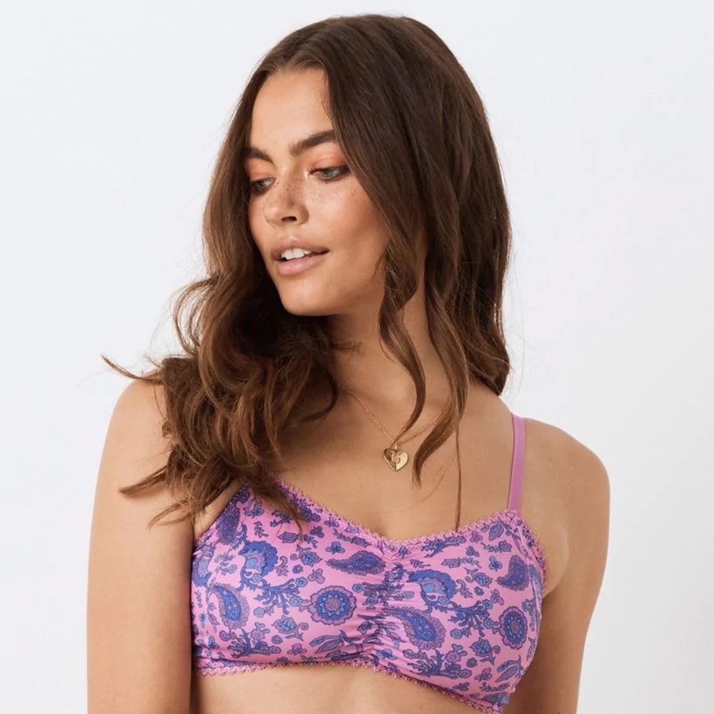 Spell | Journey Bralette in Mulberry | L